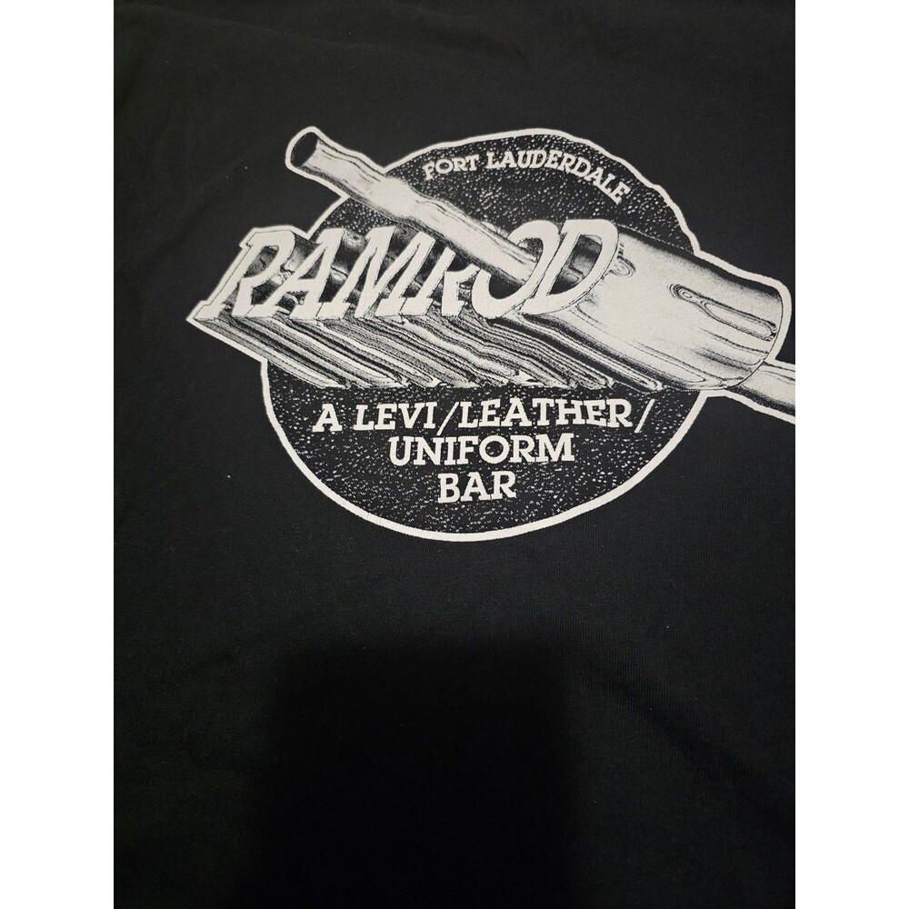Vintage 90s Ramrod Fort Lauderdale Leather Bar T Shirt Hanes Beefy-T XXL